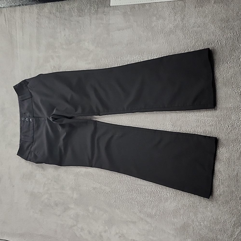 Vintage Joe Benbasset Pants Womens Size 28 Black Wide Flare Leg Pockets